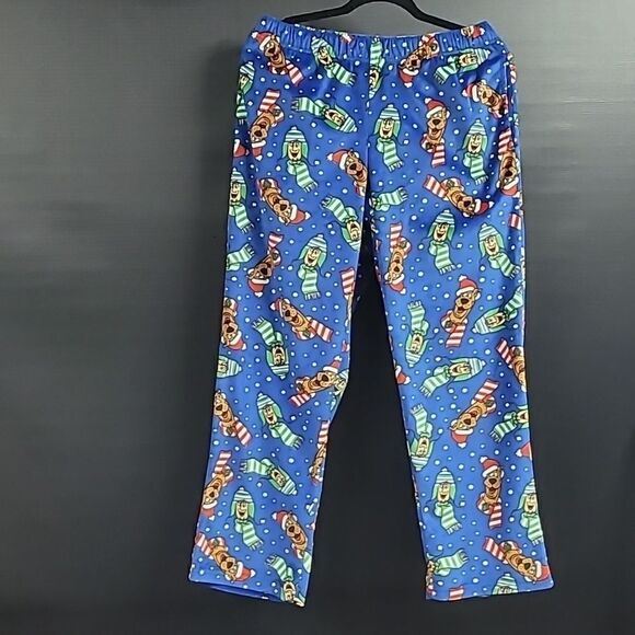 Scooby-Doo & Shaggy Christmas Pajama Pants Men's Size Medium - Picture 3 of 6